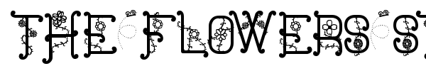 The Flowers St font preview